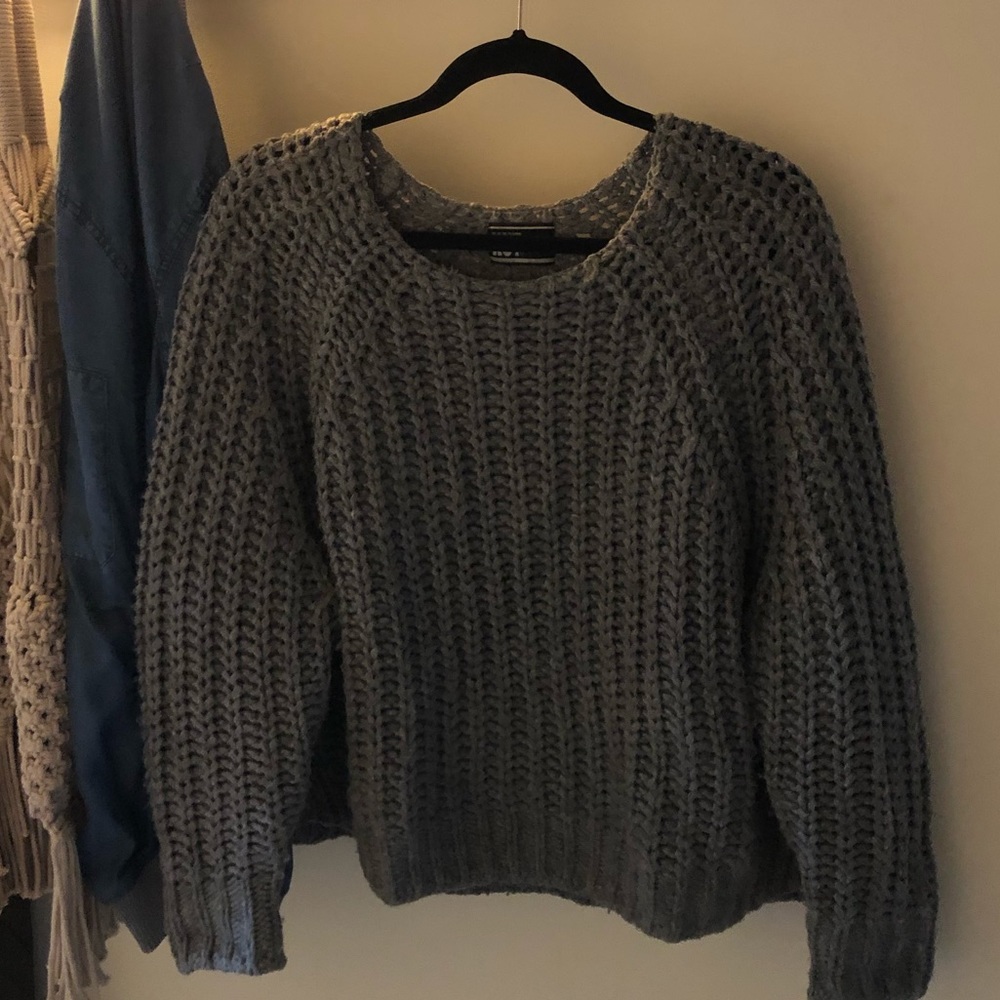 Chunky Crew Neck Sweater